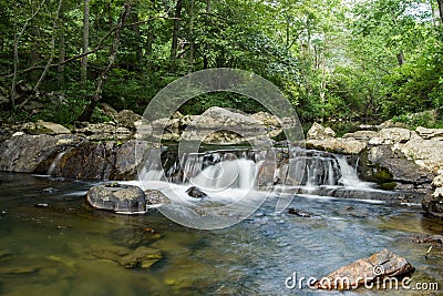 Waterfalls â€“ Alleghany Mountains Stock Photo